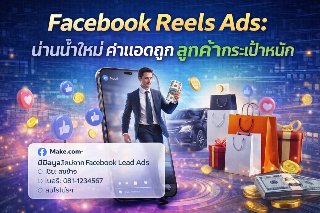 Facebook Reels Ads, ยิงแอด Reels, Facebook Reels, Video Marketing, เพิ่มยอดขาย Facebook