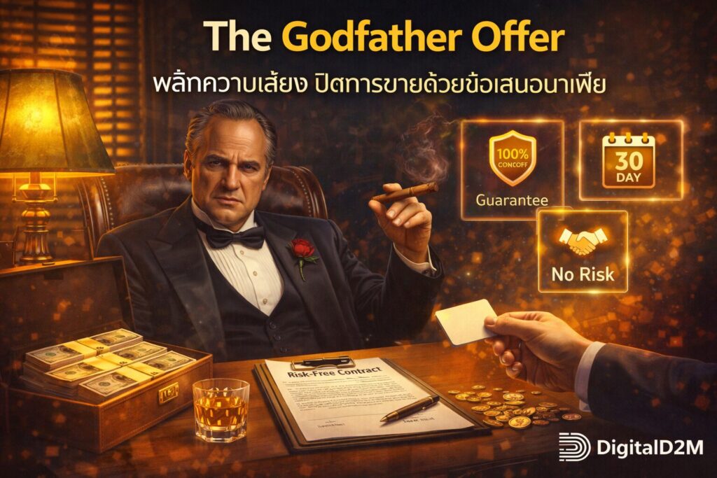 The Godfather Offer, Risk Reversal, ข้อเสนอที่ปฏิเสธไม่ได้, เพิ่ม Conversion Rate, จิตวิทยาปิดการขาย