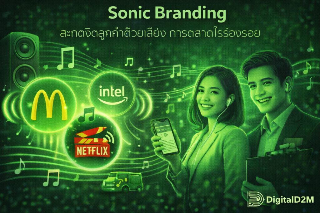 Sonic Branding, Sensory Marketing, การตลาดด้วยเสียง, ASMR Marketing, Neuromarketing