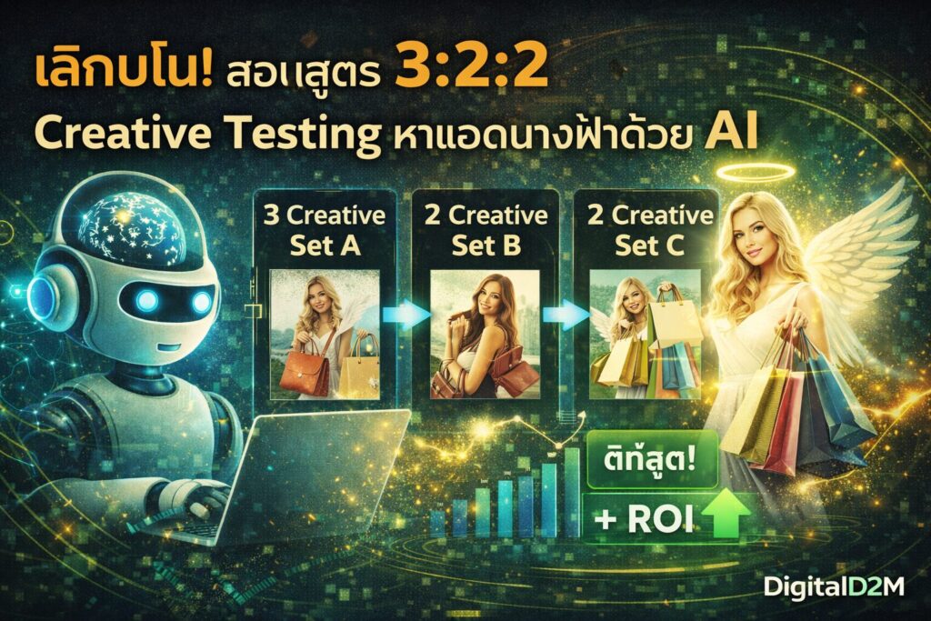 Creative Testing, 3:2:2 Method, Dynamic Creative, ยิงแอด Facebook, Facebook Ads Strategy