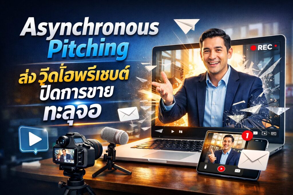 Asynchronous Pitching, เทคนิคการขาย, ปิดการขาย, วิดีโอพรีเซนต์, ยอดขาย