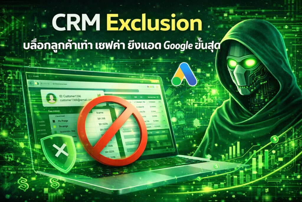 CRM Exclusion, Google Ads, ยิงแอด Google, โฆษณาออนไลน์, Customer Match
