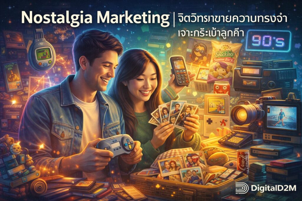 Nostalgia Marketing, Rosy Retrospection, จิตวิทยาการตลาด, การตลาดอารมณ์, แบรนด์คลาสสิก