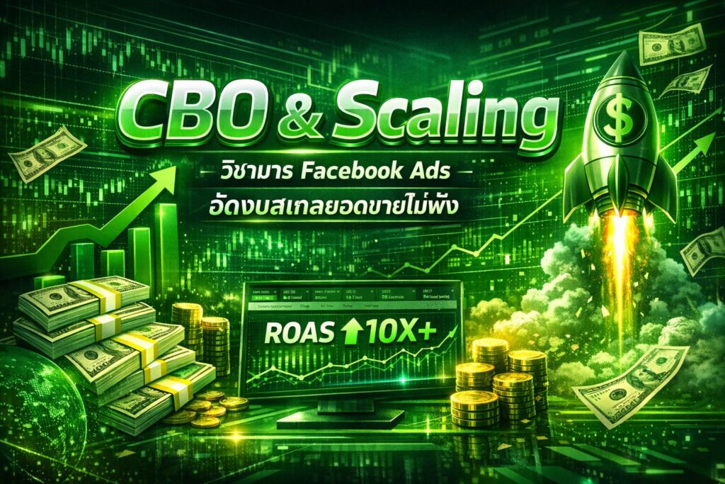 CBO, Scaling, ยิงแอดเฟสบุ๊ค, Facebook Ads, สเกลยอดขาย