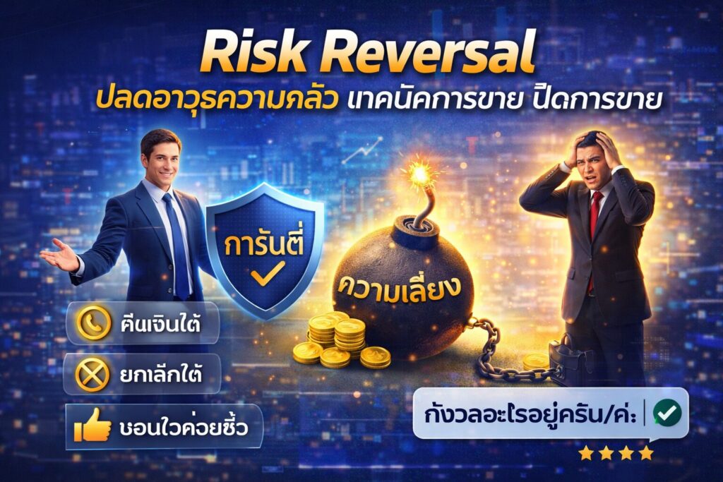 Risk Reversal, เทคนิคการขาย, ปิดการขาย, จิตวิทยา, ยอดขาย