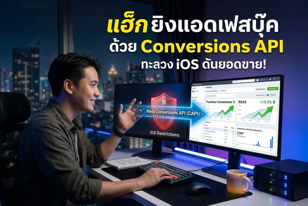ยิงแอดเฟสบุ๊ค, Facebook Ads 2026, Conversions API, คุกกี้บุคคลที่สาม, ข้อมูลลูกค้า
