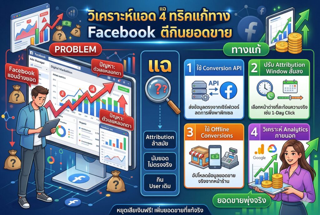 วิเคราะห์แอด, ค่าวัด Facebook ads, ยิงแอดเฟสบุ๊ค, การตลาดออนไลน์, ตัวจัดการโฆษณา