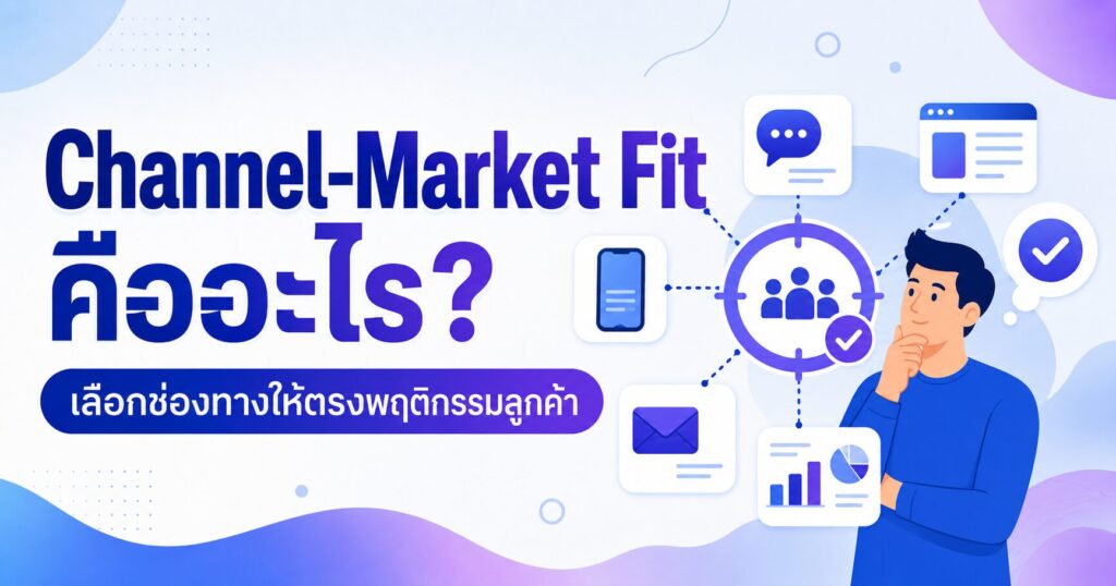 Channel-Market Fit, Channel-Market Fit คืออะไร, เลือกช่องทางการตลาด, พฤติกรรมลูกค้า, Marketing Channel Strategy