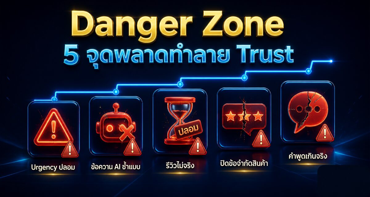Trust Recession จิตวิทยาการขาย 2026 ลูกค้าดื้อยา AI