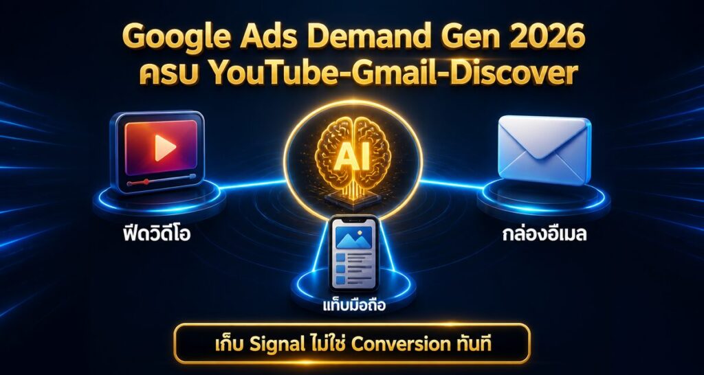 Google Ads Demand Gen 2026: ครบ YouTube-Gmail-Discover