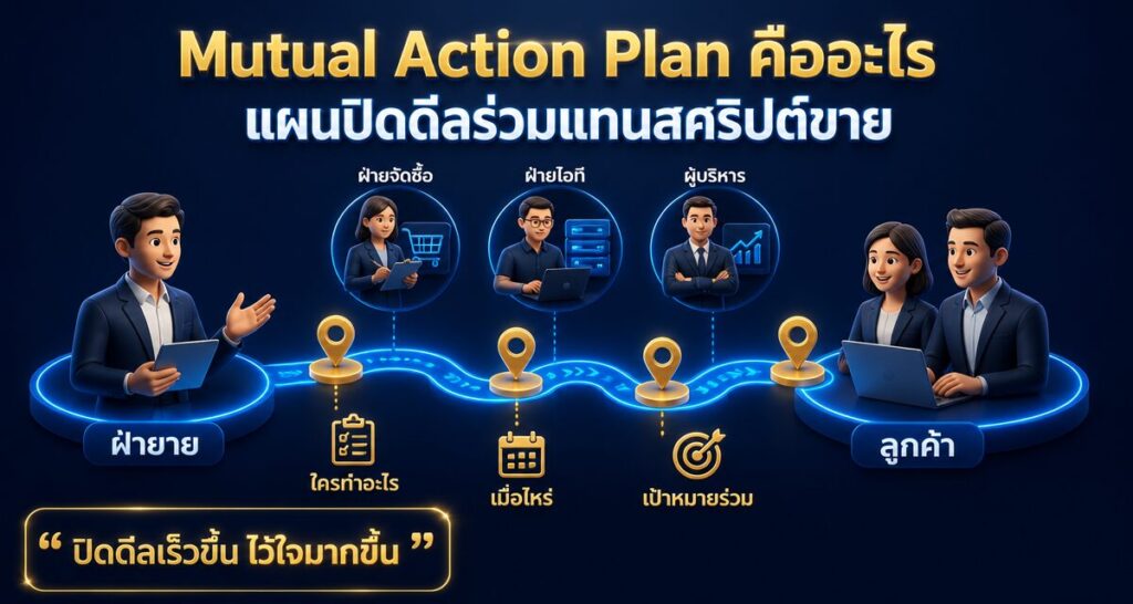 Mutual Action Plan คืออะไร: แผนปิดดีลร่วมแทนสคริปต์ขาย