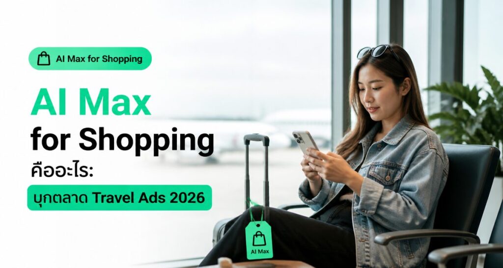 AI Max for Shopping คืออะไร: บุกตลาด Travel Ads 2026